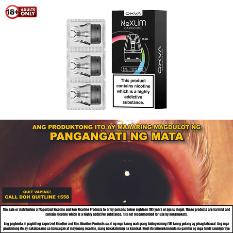 OXVA NeXlim Cartridge 4ml Top-Fill Pod with 5-Layer Leak-Proof Design (sold per pc)
