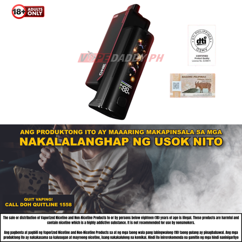 One Bar Plus Adjustable Modes Full LCD Mesh Coil Disposable Vape