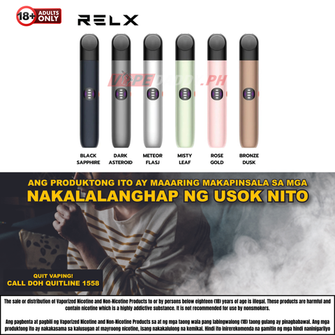 RELX Infinity 2 Plus Vape Device – 3 Power Modes (Eco, Smooth, Boost) with 4-Level Battery Indicator (pod not included) with DTI/ICC/PS marks