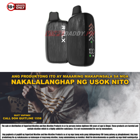Relx Nova 12w Freebase Nic 16K Puffs Disposable Vape Vape Daddy Philippines Relx Nova 12w Freebase Nic 16K Puffs Disposable Vape Vape Daddy Philippines