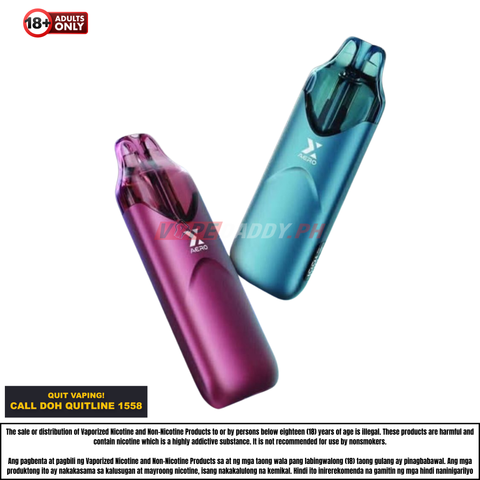 X-Vape AERO Disposable Vape – 650mAh Mesh Coil Pod System with Adjustable Airflow, LED Display & Transparent Tank (12 Flavor Variants)