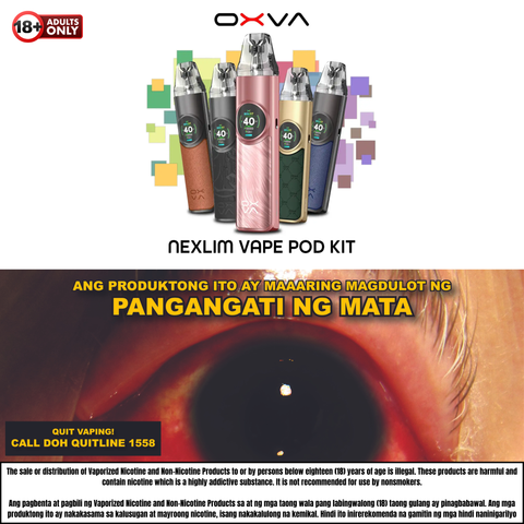 OXVA NeXlim Pod Vape Kit – 1500mAh Battery with Dual Mesh Coil Technology