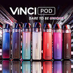 Voopoo Vinci Pod Kit 15w 800mah Aurora Red Color Vape Kit