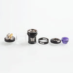 Dead Rabbit RTA Rebuildable Tank Atomizer - Black, 2ml / 4.5ml, 25mm Diameter