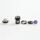 Dead Rabbit RTA Rebuildable Tank Atomizer - Black, 2ml / 4.5ml, 25mm Diameter