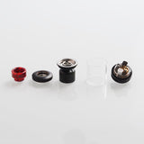 Rebirth RTA Rebuildable Tank Atomizer - Black, 5ml, 25mm Diameter