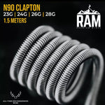 Ram Wire N90 Premium Fused and Clapton Vape Wire for Atomizer
